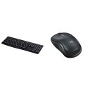 【200円引クーポン付】 セットロジクール K270 USB接続 Unifying windows 国内正規品 + ロジクール ワイヤレスマウス 静音 M220CG 左右対称 M220 グレー 国内正規品(2)