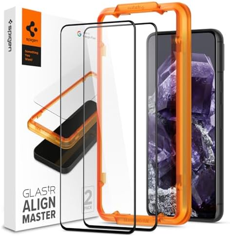 Rakuten - 【ポイント2倍】 【クーポン付】 Spigen Google Pixel 8 用 ガイド枠付き ガラスフィルム AlignMaster pixel8 対応 保護 フィルム 2枚入