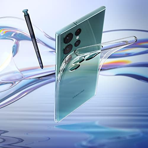 【ポイント2倍】 【200円引クーポン付】 Galaxy S22 Ultra ケース [ SC-52C | SCG14 ] クリア TPUカバー 厚さ1.5mm 超薄型 超軽量 米軍MIL規格取得 黄ばみ無し リキッド・クリスタル ACS03912 (クリスタル・クリア)