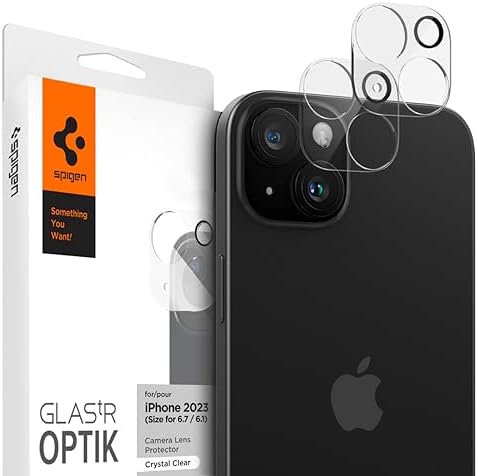 �ڥݥ����2�ܡ� ��300�߰������ݥ��ա� Spigen Glas.tR Optik iPhone 15, iPhone 15 Plus �� �����ե���� ��...