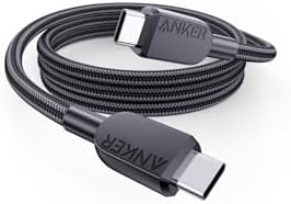 Anker USB-C & USB-C ケーブル (高耐久ナイロン) 0.9m ブラック 240W Galaxy iPad Pro/Air MacBook Pro/Air 各種対応0.9m ブラック 240W Galaxy iPad 送料無料