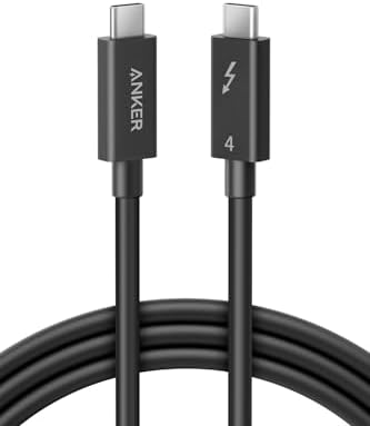 【ポイント2倍】 【200円引クーポン付】 Anker USB-C & USB-C ケーブル Thunderbolt 4 (100W, 40Gbps) 2.0m 100W出力 8K対応 40Gbps 高速データ転送 iPhone15 / Galaxy S23 / MacBook Pro/Air/iPad 各種対応 2.0m ブラック 送料無料