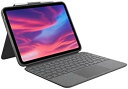 【200円引クーポン付】 Logicool(ロジクール) iPad 10.9 インチ 第10世代 対応 トラックパッド付き キーボード付き ケース Combo Touch iK1059GRA 日本語キーボード スマートコネクタ バックライト 国内正規品 2年間メーカー保証 オックスフォードグレー 送料無料