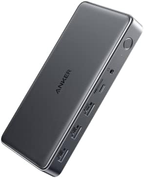 【ポイント2倍】 【クーポン付】 Anker 564 USB-C ドッキングステーション (10-in-1, for MacBook) 4画面出力 4K対応 MST機能 HDMIポート DisplayPort M1 M2 MacBook 高速データ転送 100W USB PD対応 USB-C/USB-A/1Gbps イーサネットポート 3.5mmオーディオジャック 搭載