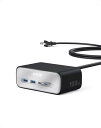 Anker Charging Station (7-in-1, 100W) (USBタップ 電源タップ AC差込口 3口 USB-C 2ポート USB-A 2ポ...