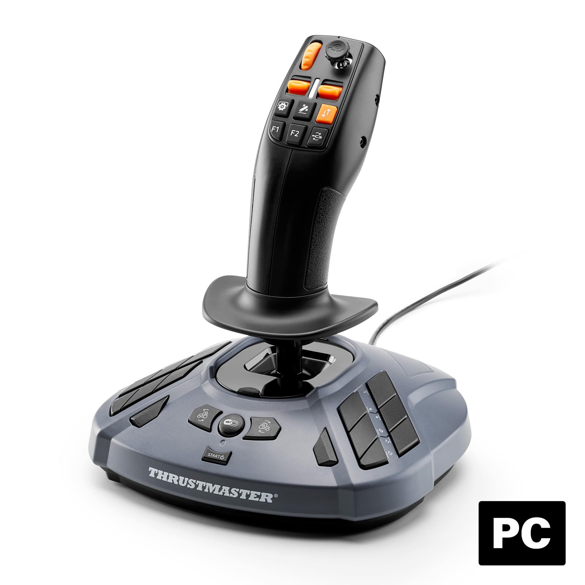 【1,000円クーポン付】 国内正規品Thrustmaster スラストマスター SimTask FarmStick ファーミング用 多ボタン ジョイスティックPC用 最大33ボタン ファーミングシミュレーター対応