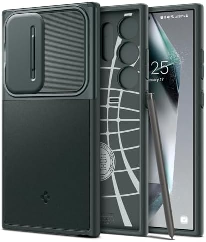 Spigen Optik Armor SP682ケース シュピゲン (2024) 用に設計 - アビスグリーン