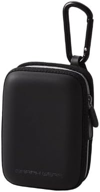 Foxfire - 【ポイント2倍】 【クーポン付】 エレコム デジタルカメラケース セミハードケース 撥水加工 カラビナ付 EVA素材 Mサイズ [ 参考収容寸法:64×24×98mm ] ブラック DGB-046BK