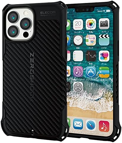 【ポイント2倍】 【クーポン付】 エレコム iPhone 13 Pro Max ケース ZEROSHOCK ソフトケース 衝撃吸収/MIL規格取得 ブラック PMWA21DZEROGBK