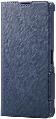 Rakuten - 【ポイント2倍】 【クーポン付】 エレコム AQUOS sense8 (SH-54D / SHG11) ケース レザー カバー 手帳型 マグネット フラップ 耐衝撃 衝撃吸収 超軽量 薄型 ストラップホール付 スタンド機能付 花柄 UltraSlim ネイビー PM-S234PLFUJNV