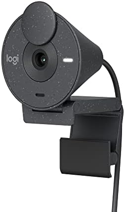 Logicool(ロジクール) Webカメラ Brio 300 フルHD 1080P マイク付き 自動光補正 プライバシーシャッター Zoom C700GR グラファイト 国内正規品 1年間メーカー保証