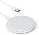 【200円引クーポン付】Anker PowerWave 10 Pad ワイヤレス充電器 iPhone 15 / 14 Galaxy AirPods 各種対応 最大10W出力 (ホワイト)(2)