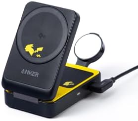 【ポイント2倍】 【1,000円クーポン付】 マグネット式ワイヤレス充電器 ピカチュウモデル 2対応 マグネット式 3-in-1 ワイヤレス充電ステーション/ワイヤレス出力/Apple Watchホルダー付 MagSafe対応 iPhone 15 / 14 / 13
