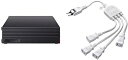 【1,000円クーポン付】 外付けハードディスク 4TB テレビ録画/PC/PS4/4K対応 静音&コンパクト 日本製 故障予測 みまもり合図 HD-AD4U3 & サンワサプライ ACアダプタ専用電源延長コード 2P 4分岐 TAP-EX4WN