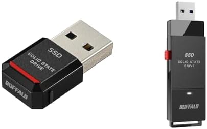 ڥݥ2ܡ 1,000߰ݥա Хåե SSD դ 500GB USB3.2 Gen2 ɹ® 600MB/s ֥å ѥå SSD-PST500U3BA/N + SSD դ 1.0TB Ķ ֥å SSD-PUT1.0U3-B/N