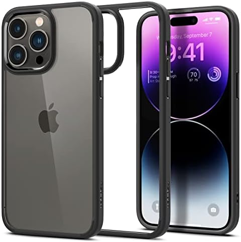 Rakuten - 【ポイント2倍】 【クーポン付】 iPhone14ProMax ケース 衝撃吸収 耐衝撃 ストラップホール付き 米軍MIL規格取得 黄変なし TPU バンパーケース 2重構造 すり傷防止 ハイブリッド ACS04817 (マット・ブラック)