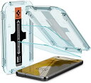 【200円引クーポン付】Spigen EZ Fit ガラスフィルム Galaxy S22 用 貼り付けキット付き 指紋認証 対応 ギャラクシー S22 対応 保護 フィルム 2枚入