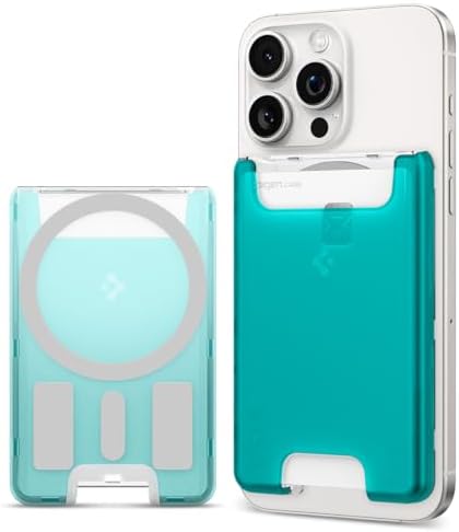 Rakuten - 【ポイント2倍】 【クーポン付】 [Spigen] MagSafe対応 カードケース 最大 3 枚 iMacデザイン マグネット搭載 iPhone 15, iPhone 14, iPhone 13, iPhone 12 対応 マグネット AFA07397 (ボンダイ・ブルー)
