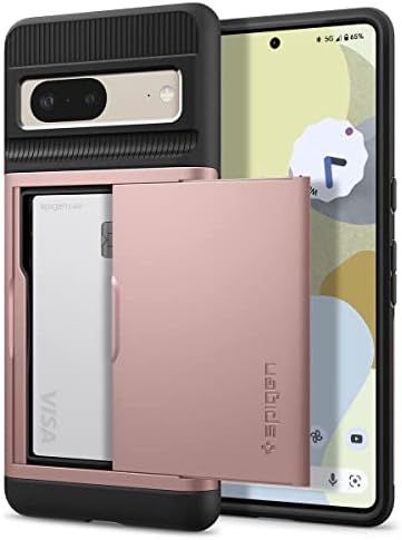 Rakuten - 【ポイント2倍】 【クーポン付】 Pixel7 ケース カード 収納 MIL規格取得 耐衝撃 指紋防止 傷防止 衝撃 吸収 二重構造 スリム・アーマー CS ACS04705 (ローズ・ゴールド)