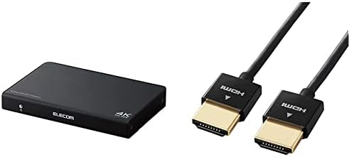 【ポイント2倍】 【1,000円引クーポン付】 エレコム HDMI分配器 4K 60Hz(18Gbps) 1入力 4出力 HDCP2.2対応 VSP-HDP14BK0.7m