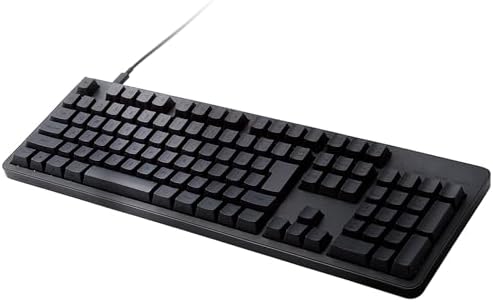 【ポイント2倍】 【500円引クーポン付】 エレコム メカニカルキーボード Leggero 静音 有線 フルサイズ Nキーロールオーバー対応 5000万回高耐久スイッチ採用 赤軸 ブラック TK-MC50UKPBK(2.0)