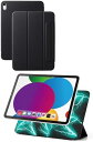 【200円引クーポン付】エレコム ipad 10世代 ケース 2022年 軽量 スリム マグネット吸着 2つの角度調節可能 ブラック TBWA22RWVPF2B...