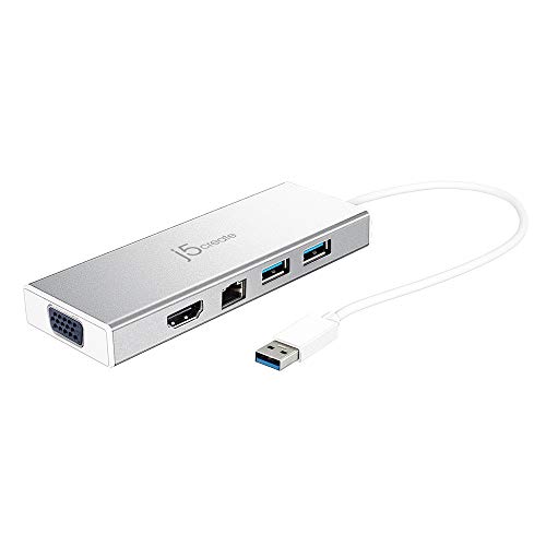 200߰ݥա USB 3.0 5in1 ǥ奢˥ ߥ˥ɥå USB3.1 Type-Ax2, HDMI, VGA, ̵