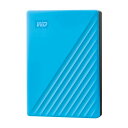 【1,000円クーポン付】 HDD WD ポータブルHDD 5TB USB3.0 ブルー My Passport 暗号化 パスワード保護 外付けハードディスク ...