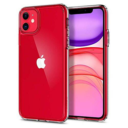 【ポイント2倍】 【クーポン付】 Spigen iPhone11ケース クリア 耐衝撃 米軍MIL規格取得 カメラ保護 衝撃吸収 全面 PC TPU 二層構造 Qi充電 ワイヤレス充電 アイフォン11ケース シュピゲン ウルトラ ハイブリッド 076CS27185 (クリスタル クリア) 送料無料