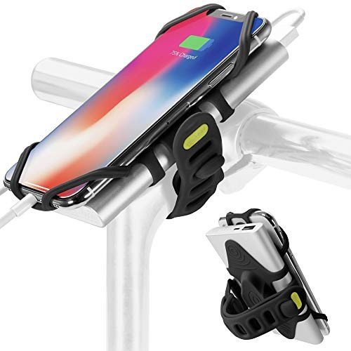 【ポイント2倍】 【300円引クーポン付】 Bone Collection 充電しながら使える 自転車 スマホ ホルダー シリコン製 バイク ステム用 送料無料