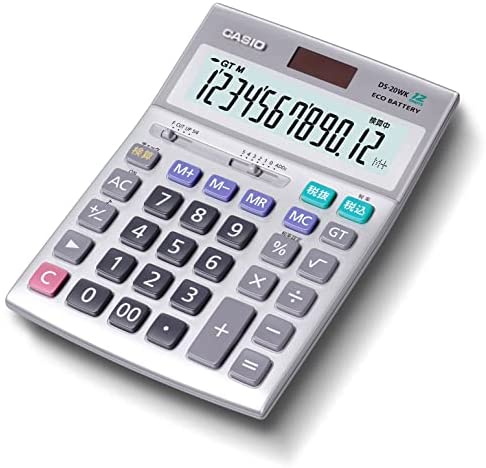 【200円引クーポン付】 カシオ 本格実務電卓 12桁 検算機能 グリーン購入法適合 デスクタイプ DS-20WK 送料無料 【200円引クーポン付】 カシオ 本格実務電卓 12桁 検算機能 グリーン購入法適合 デスクタイプ DS-20WK 送料無料