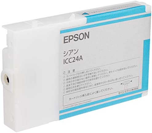 Hewlett Packard - 【ポイント2倍】 【クーポン付】 EPSON 純正インクカートリッジ ICC24A シアン/110ml 送料無料