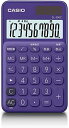 カシオ カラフル電卓 パープル 10桁 手帳タイプ SL-300C-PL-N 送料無料