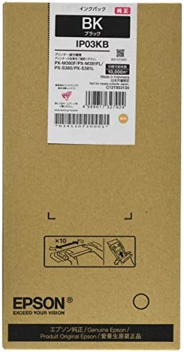Rakuten - 【ポイント2倍】 【1,000円引クーポン付】 EPSON 純正インクパック ブラック 約10000ページ IP03KB 送料無料