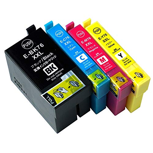 互換エプソン IC4CL76 4色セット ICチップ付 互換インクカートリッジ 送料無料