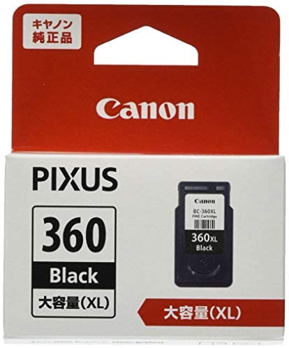Rakuten - 【ポイント2倍】 【クーポン付】 Canon 純正 インクカートリッジ BC-360XL ブラック 大容量タイプ 送料無料