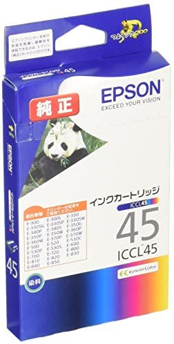 【200円引クーポン付】 エプソン 純正 インクカートリッジ パンダ ICCL45 カラー4色一体型 送料無料