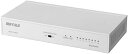 【200円引クーポン付】 BUFFALO Giga対応 金属筐体 電源内蔵 8ポート LSW6-GT-8NS/NWH ホワイト スイッチングハブ 送料無料
