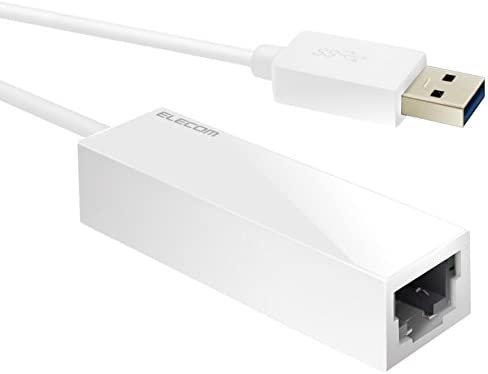 Rakuten - 【ポイント2倍】 【クーポン付】 エレコム 有線LANアダプター Nintendo Switch 動作確認済 USB-A USB3.0 ギガビット対応 ホワイト 送料無料