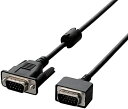 【200円引クーポン付】 エレコム ディスプレイケーブル D-Sub15ピン VGA-VGA 小型コネクタ 1.0m ブラック CAC-C10BK 送料無料