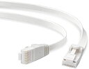 【200円引クーポン付】 エレコム LANケーブル CAT6A 7m ツメが折れない 爪折れ防止コネクタ cat6a準拠 スーパーフラット ホワイト 送料無料