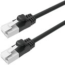 【200円引クーポン付】 エレコム LANケーブル PS5対応 CAT6A 爪折れ防止 10m ブラック GM-LDGPAT/BK100 送料無料