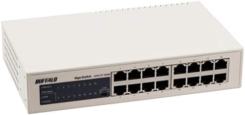 【ポイント2倍】 【1,000円引クーポン付】 BUFFALO Giga対応 金属筺体 電源内蔵 16ポート ホワイト スイッチングハブ 日本メーカー LSW4-GT-16NSR 送料無料