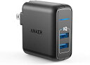 Anker 急速充電器 【200円引クーポン付】 アンカー Anker 充電器 PowerPort 2 Elite (USB 急速充電器 24W 2ポート) iPhone/iPad/Galaxy その他Android各種対応 (ブラック) 送料無料