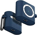【200円引クーポン付】 Spigen Airpods 第3世代 ケース AirPods 3 ケース iPod デザイン ワイヤレス充電 対応 カラビナ リング 付き シリコン PC 二重構造 衝撃 吸収 軽量 キズ防止 耐衝撃 クラシック・シャッフル ASD02992 (ディープ・ブルー) 送料無料