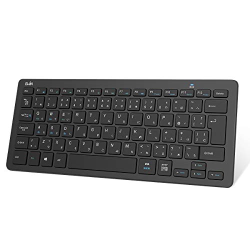 【200円引クーポン付】 Ewin キーボード ワイヤレス bluetooth 小型 キーボード JIS基準 日本語配列 ios android 送料無料