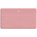 【200円引クーポン付】 ロジクール ウルトラ ポータブル ワイヤレス キーボード KEYS-TO-GO iK1042BP ブラッシュピンク 超薄型 超軽量 送料無料(2)