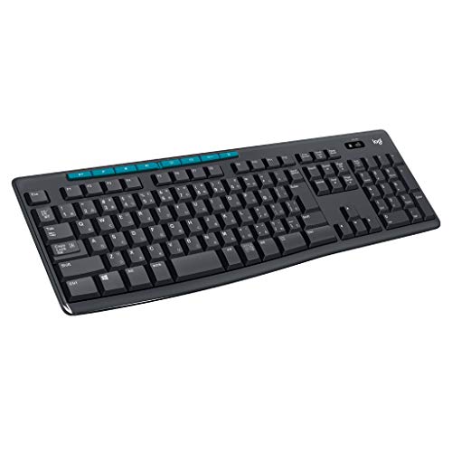 【200円引クーポン付】 Logicool ロジクール K275 ワイヤレスキーボード 無線 Unifying 電池寿命最大24ケ月 テンキー付 メンブレン 送料無料