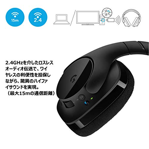 【1,000円クーポン付】 Logicool G ゲーミングヘッドセット ワイヤレス 無線 G533 Dolby 7.1ch ノイズキャンセリング 送料無料