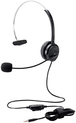 【ポイント2倍】 【200円引クーポン付】 エレコム ヘッドセット 4極ミニプラグ オーバーヘッド 有線 片..